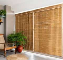 bamboo chiks / curtains / blinds / zebra blinds
