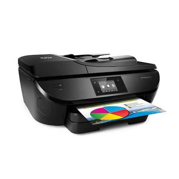 HP 5740 Wi-Fi  printer colour black print all in one printer 4