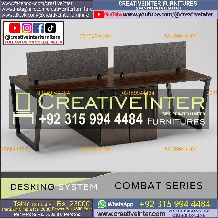 Office Conference Table Meeting Table Reception Desk Workstation chai 10