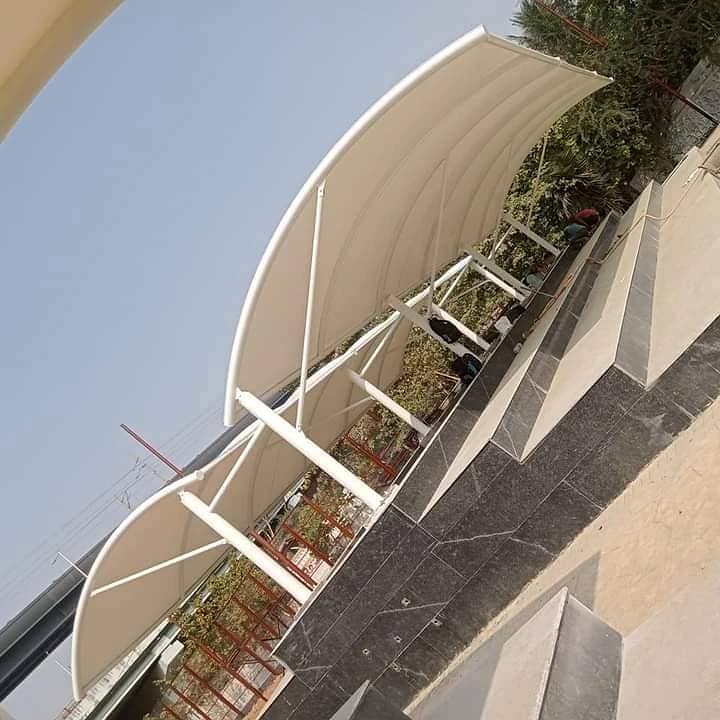 Car Parking shed. | Canopy | Hallshed | warehouse | Wall mounted 9