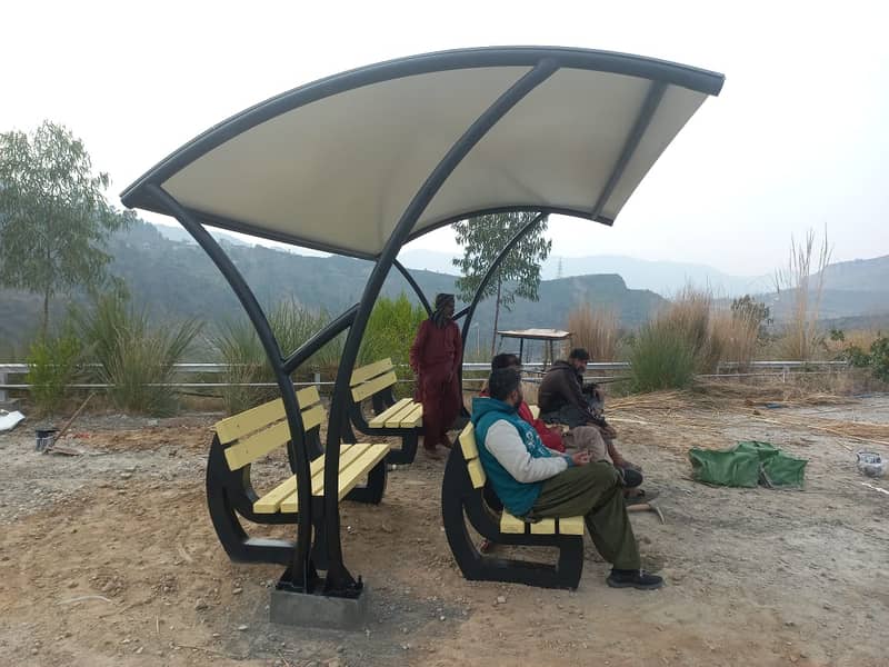 Car Parking shed. | Canopy | Hallshed | warehouse | Wall mounted 10