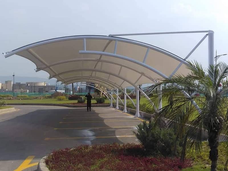 Car Parking shed. | Canopy | Hallshed | warehouse | Wall mounted 16
