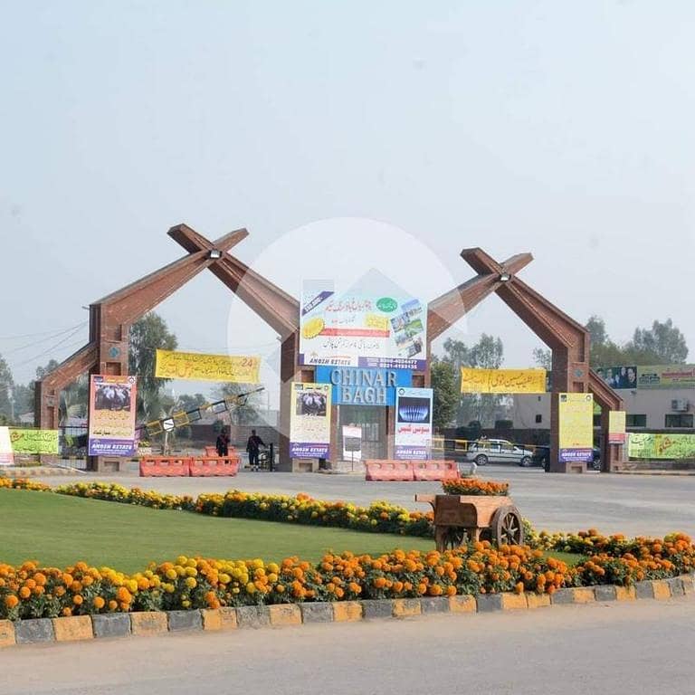 1 kanal plot for sale hot location chinar bagh 0