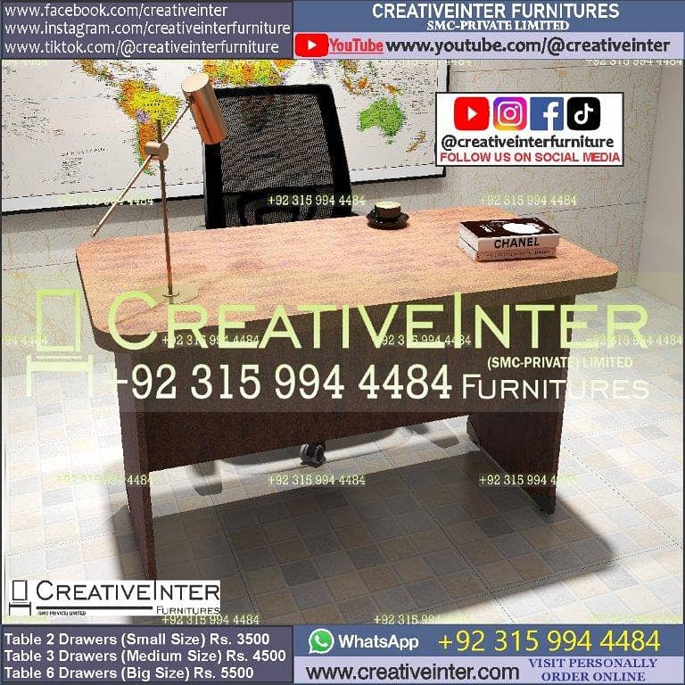 Office Table Study Table Working Desk Computer Gaming Table 9
