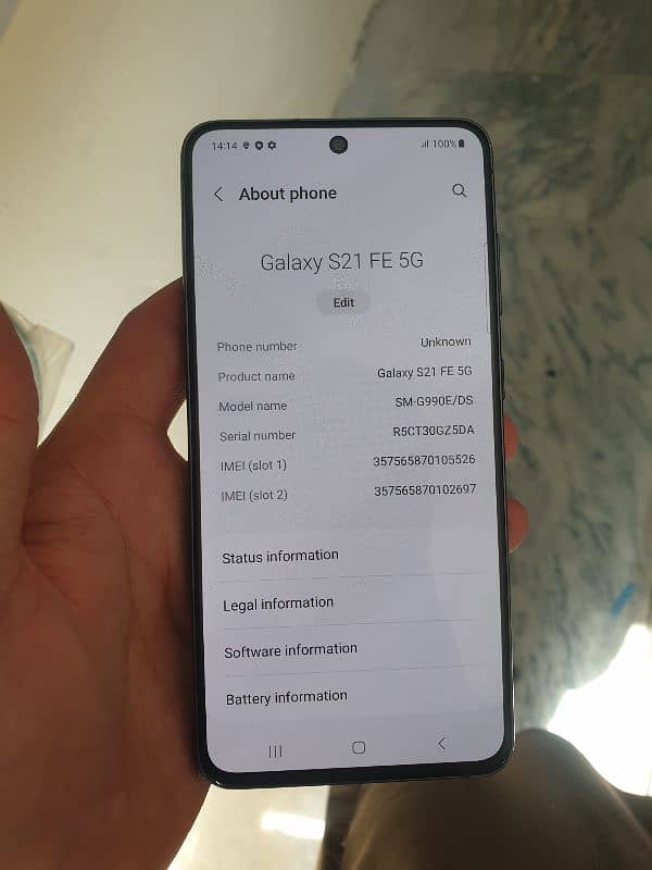 03120538696 is no par rabta kara samsung s21 FE 5G non pta 1