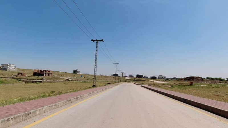 23 Marla Corner Residential plot available on top Height location of Sector F3 Bahria Town Phase 8 18