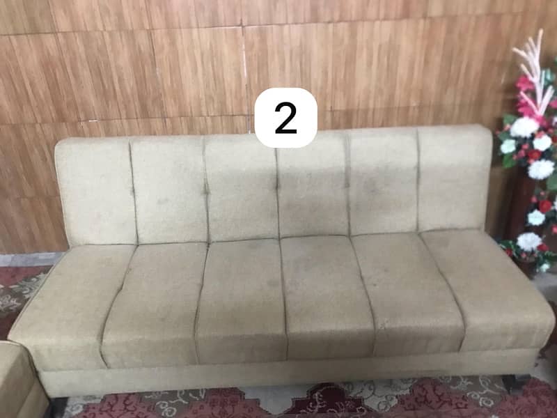 SOFA CUM BED 2 piece 1