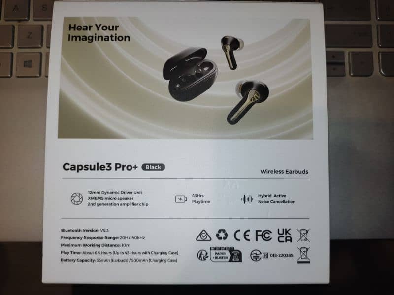 Soundpeats Capsule 3 Pro Plus Box Opened 10/10 7