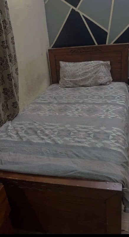 single bed with metres for sale almost new bed 10/10 condition 0