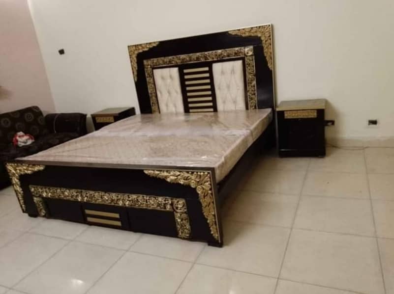 Double bed, King size bed, Dressing table,Bed set,Wooden bed,Furnitur 5