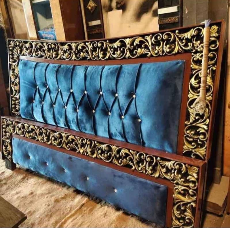 Double bed, King size bed, Dressing table,Bed set,Wooden bed,Furnitur 9