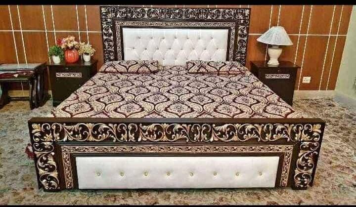 Double bed, King size bed, Dressing table,Bed set,Wooden bed,Furnitur 13