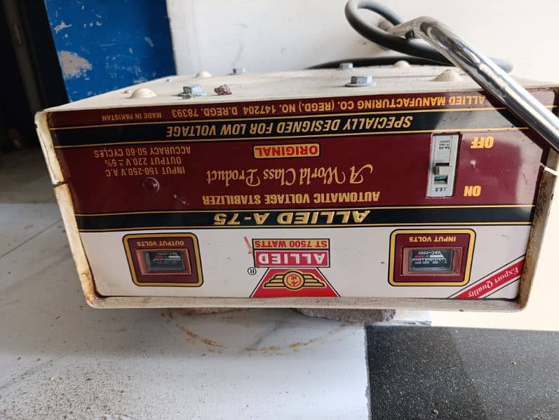 AUTOMATIC VOLTAGE STABILIZER 0