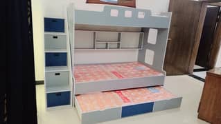 Bunk bed | Kid wooden bunker bed | Double bed | Triple bed 03234921584