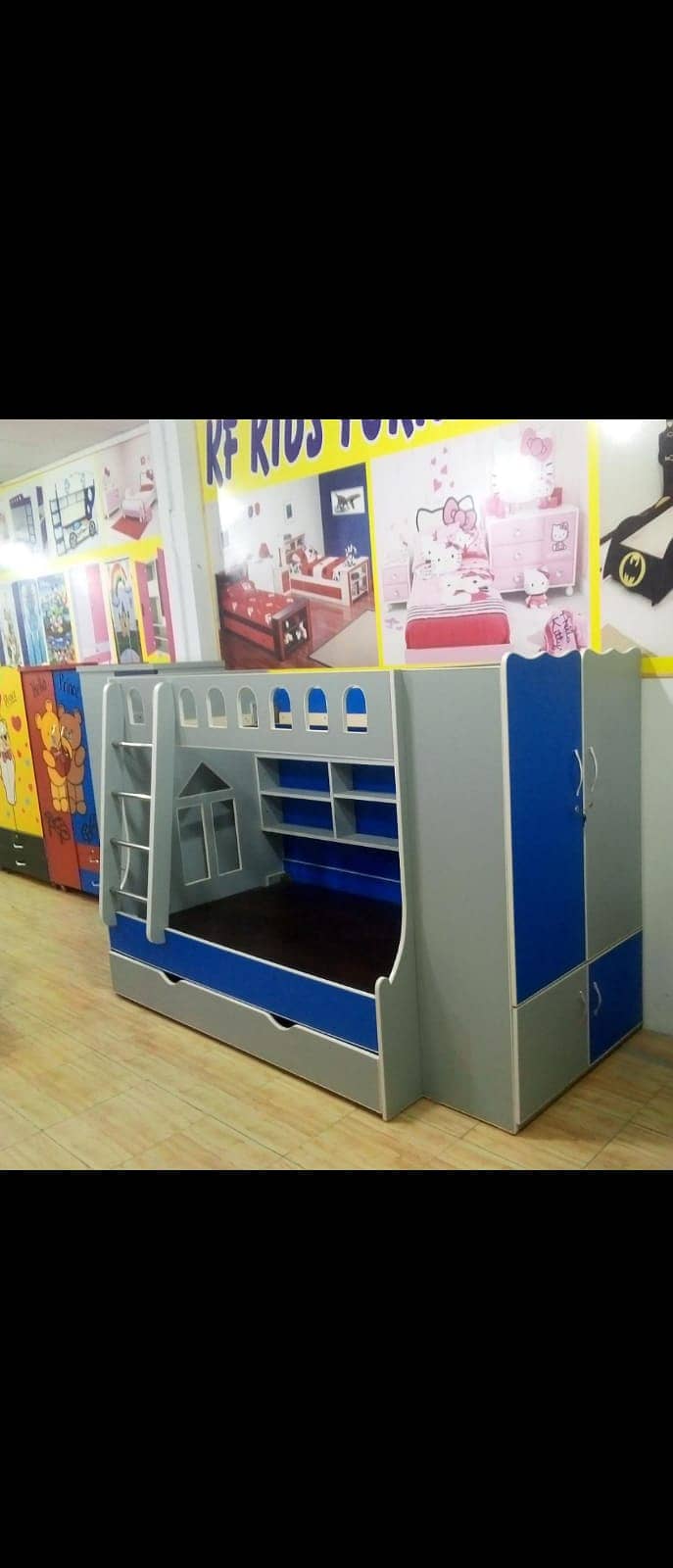 Bunk bed | Kid wooden bunker bed | Double bed | Triple bed 03234921584 13