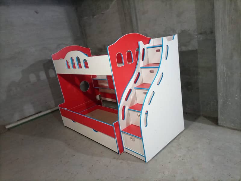 Bunk bed | Kid wooden bunker bed | Double bed | Triple bed 03234921584 15