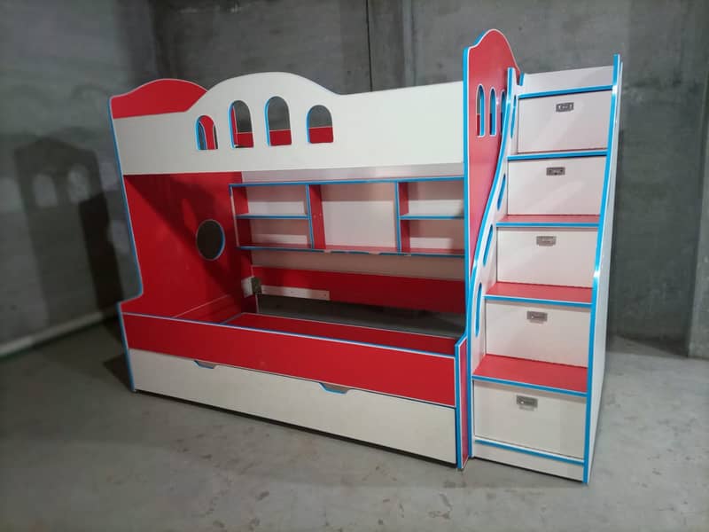 Bunk bed | Kid wooden bunker bed | Double bed | Triple bed 03234921584 16