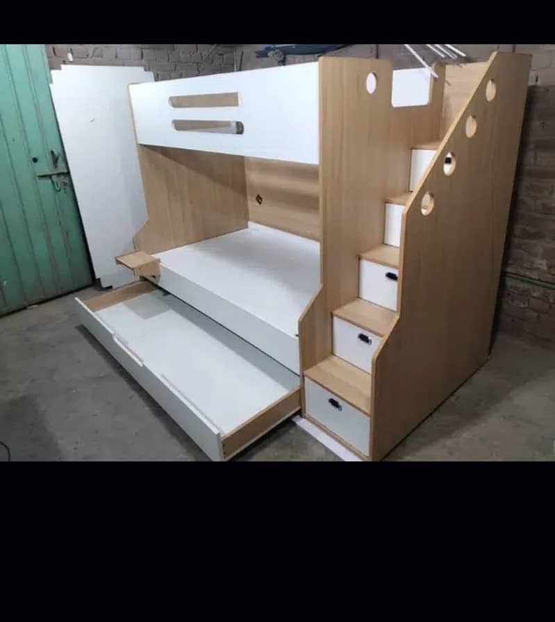 Bunk bed | Kid wooden bunker bed | Double bed | Triple bed 03234921584 17