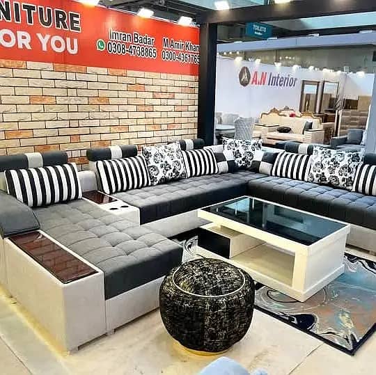 L shape sofa/L shape sofa/corner sofa/8 seater sofa set/puffy sofa 6