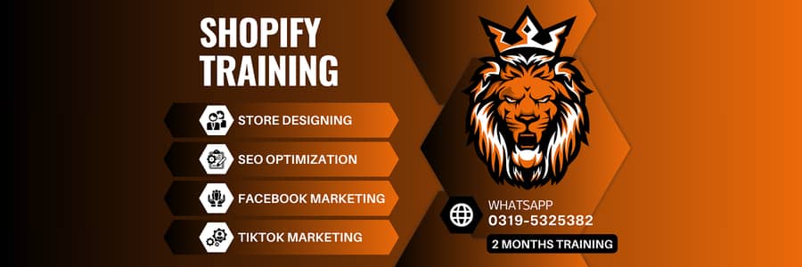 Ecommerce Shopify || Social Media Marketing Home Tuitor Available