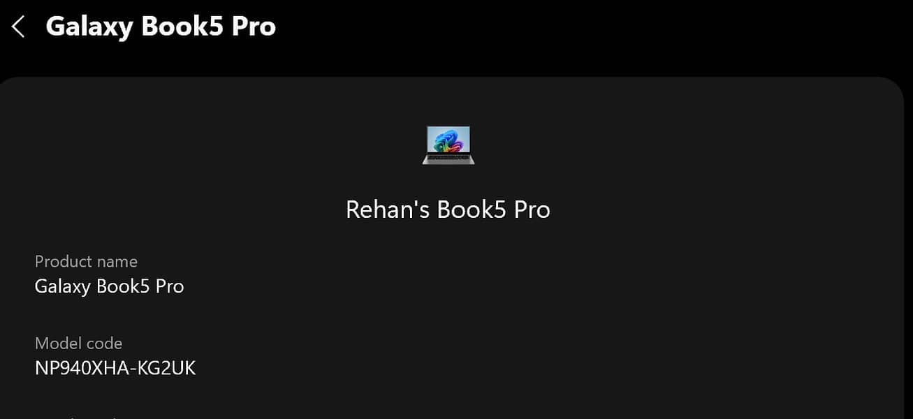 Galaxy Book5 Pro 14" 16/1 TB |3K OLED| 120hz| Toch| Warranty| UK model 6