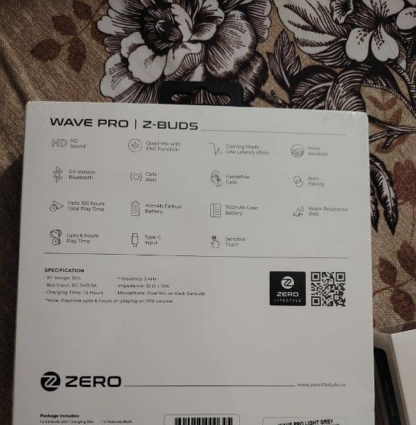 Zero Wave Pro Earbuds | Noise Reduction | Bluetooth 5.3 0