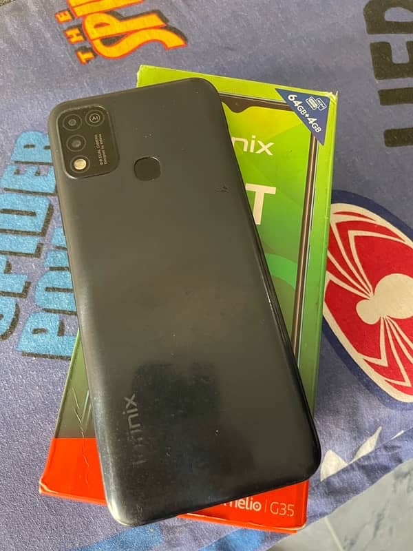 Infinix hot 10 4/64gb dual sim pta with box 0