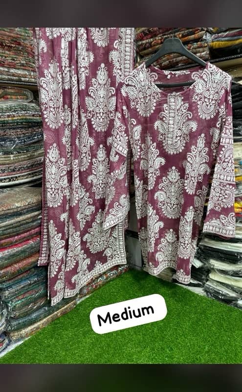 two pieces Kurta and dupata 0