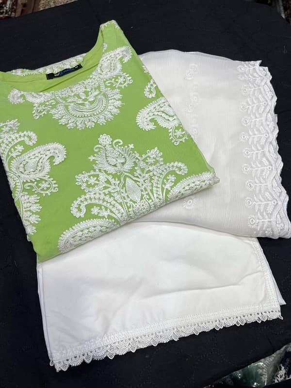 two pieces Kurta and dupata 2