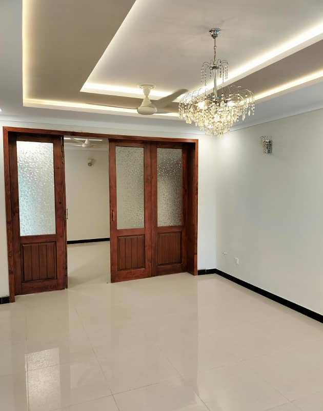 40x80 Marble Flooring Separate Gate Ground Portion Corner House With Servant Quarte Available On Rent In I-8 0