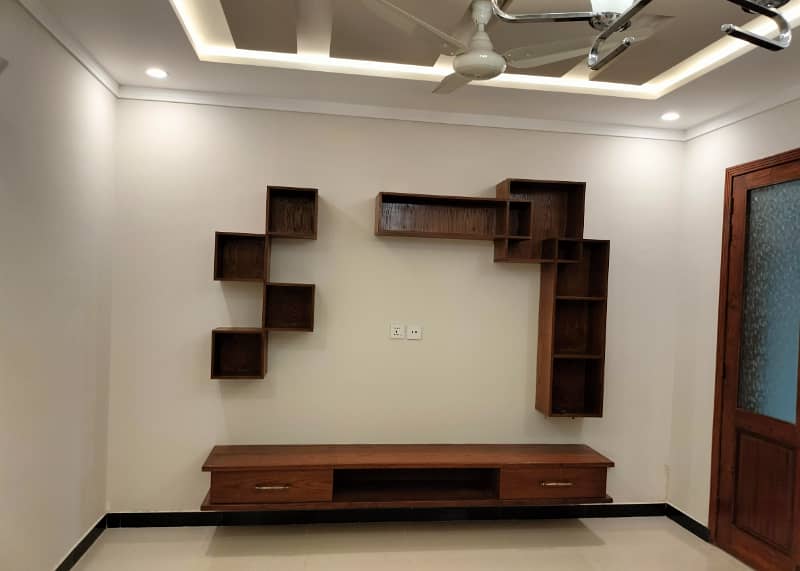 40x80 Marble Flooring Separate Gate Ground Portion Corner House With Servant Quarte Available On Rent In I-8 6