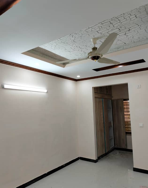 40x80 Marble Flooring Separate Gate Ground Portion Corner House With Servant Quarte Available On Rent In I-8 15