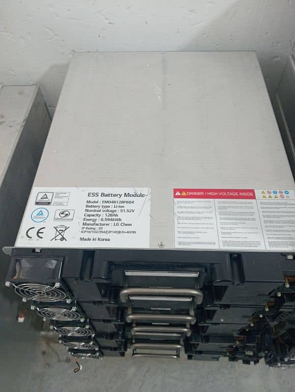 L. G chem 51.2v 128ah lithium ion battery/ lithium iron phosphate 2