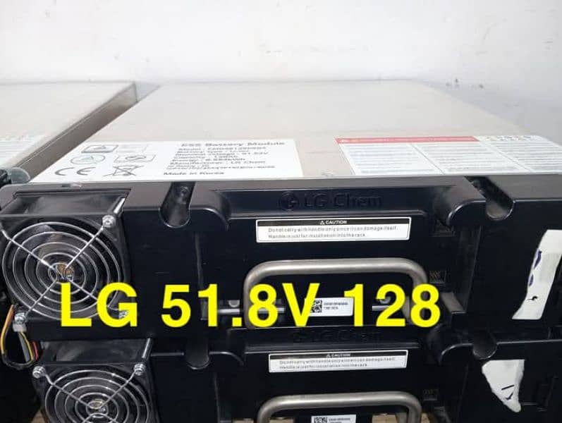L. G chem 51.2v 128ah lithium ion battery/ lithium iron phosphate 5
