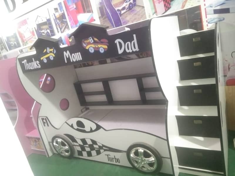 Bunk bed | Kid wooden bunker bed | Double bed | Triple bed 03234921584 4