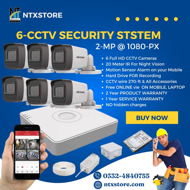  Hikvision & Dahua CCTV Cameras | Full Setup with Installation | 5