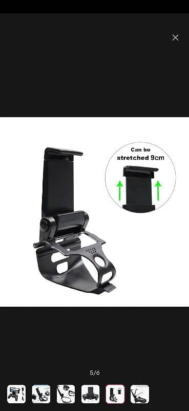 For PS4 Mobile Cell Phone Stand for PS4 Controller Mount Hand Grip 1