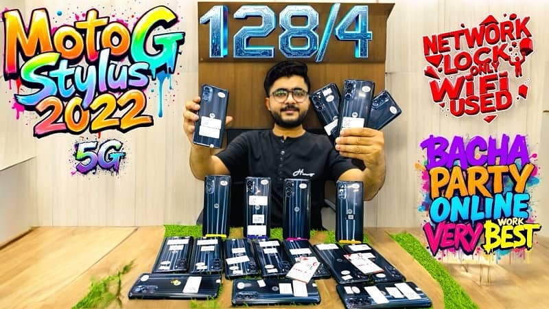 Motorola Moto G Stylus 5G 128/4 Snp 680 Pubg 40fps (2022) Network Lock 0