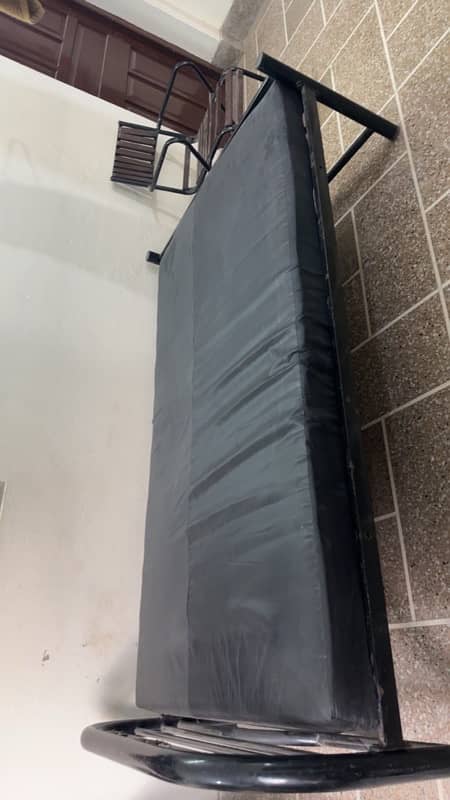 two single iron bed 1