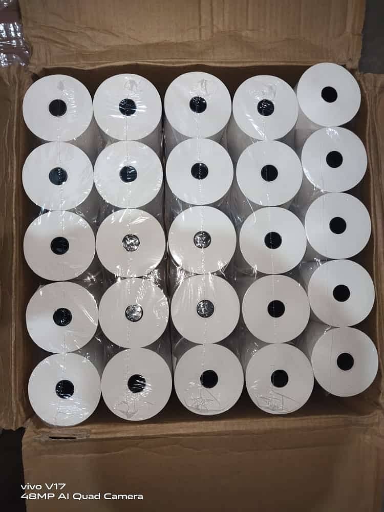 barcode sticker roll/ paper roll/ printer roll/ biling roll/ receipt 6