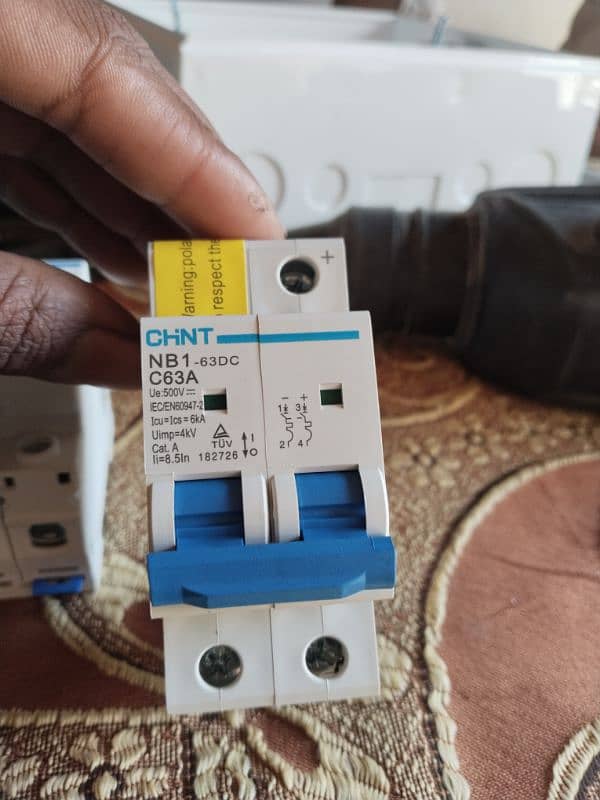 Ac,DC breakers SPD DC wire earthing wire 3