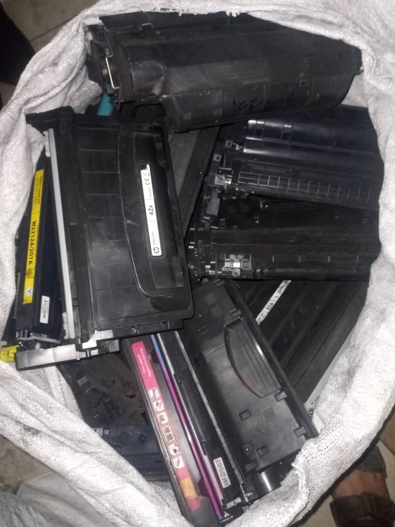Hp and del old models of scrap printers complete 1