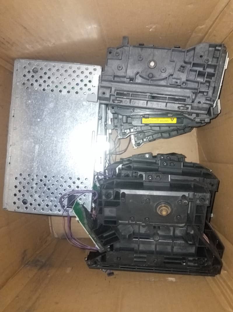 Hp and del old models of scrap printers complete 2