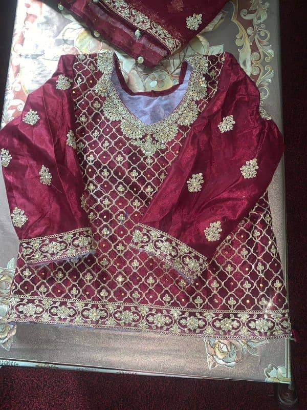 Bridal Lehenga Only 5 hours used 3