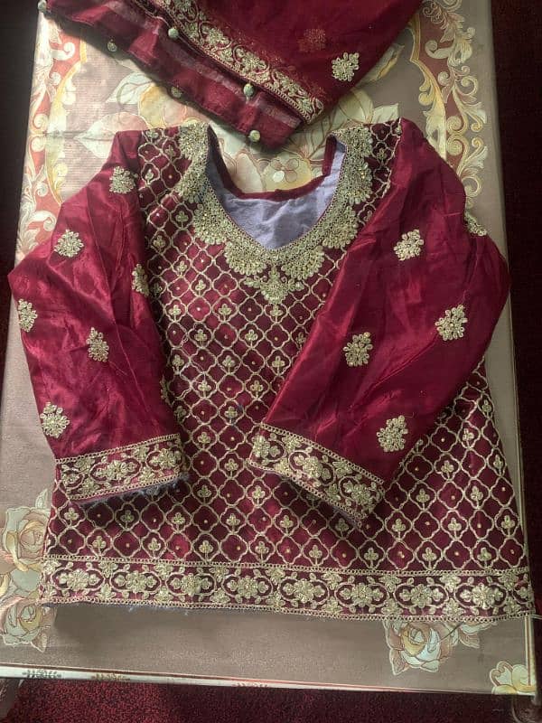 Bridal Lehenga Only 5 hours used 4