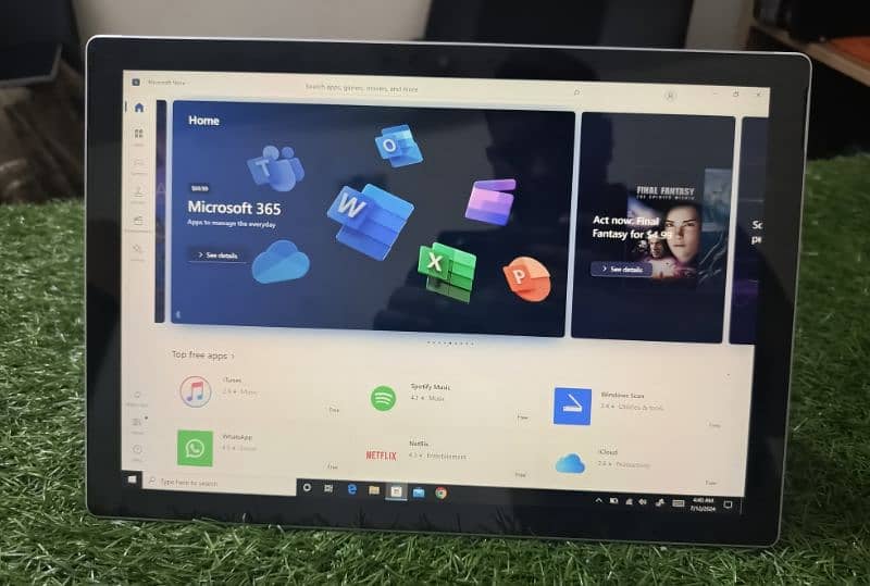 surface Pro 4 windows Tablet 128GB 4GB 12’ 2k Touch Good Condition 5