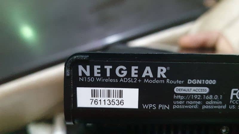 Netgear n150 adsl2 + router moden dgn100 3
