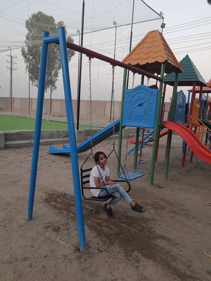 Kids Playland | Swings | Slides | Garden Swing |Jhulay | Park Slides 9