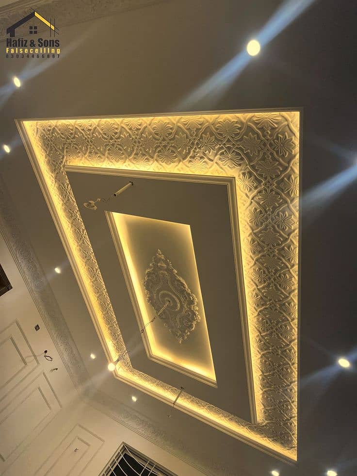 False Ceiling / Pop Ceiling / Gypsum Ceiling /PVC Ceiling/Drop Ceiling 1