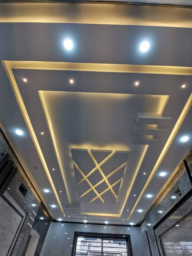 False Ceiling / Pop Ceiling / Gypsum Ceiling /PVC Ceiling/Drop Ceiling 4